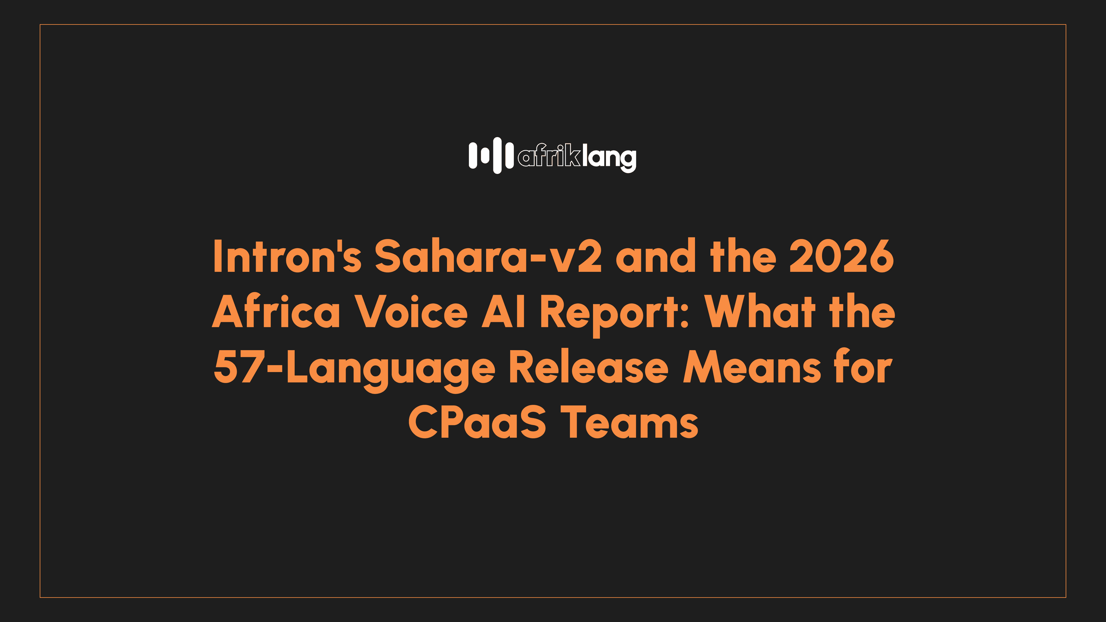 Abstract visualization of voice waveforms converging across a map of Africa, representing multilingual speech AI infrastructure
